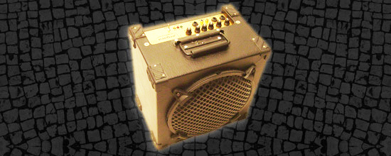 Amplificador portatil para guitarra 20w x 10 pulgadas